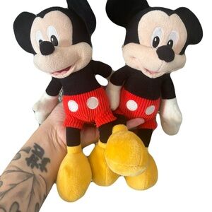 Disney Mickey Mouse Plush Pair